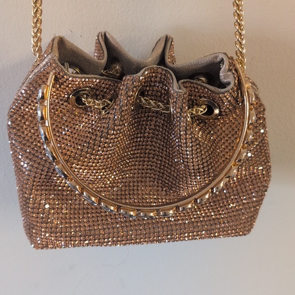 Crystal Rhinestone Crossbody- Handbag - Picture 4 of 8